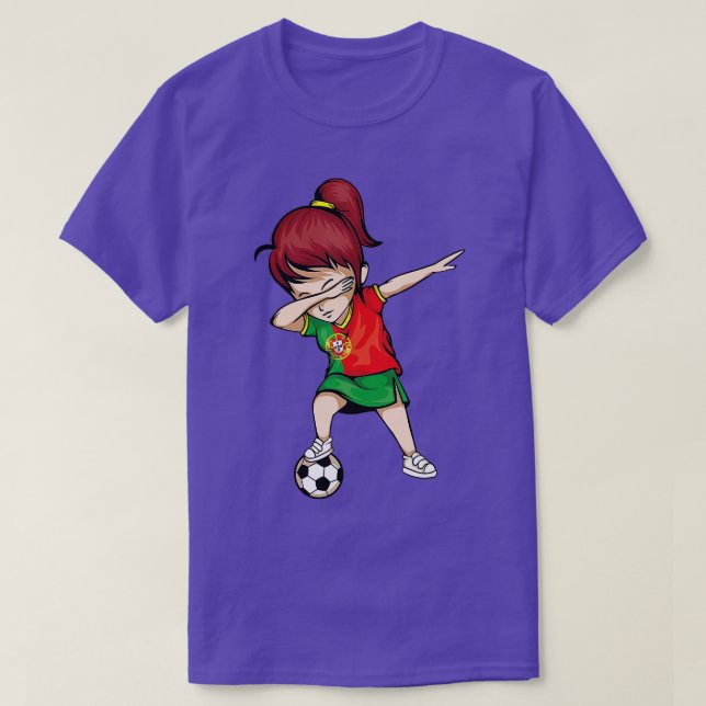 Camiseta Fútbol Dabbing Portugal (Diseño del anverso)