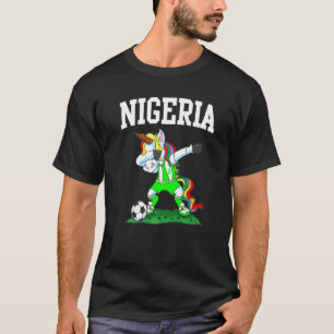 Camiseta Fútbol Dabbing Unicornio Nigeria