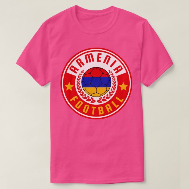 Camiseta Fútbol de Armenia (Diseño del anverso)