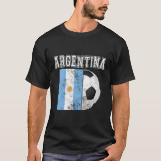 Camiseta Futbol de Bandera de Argentina