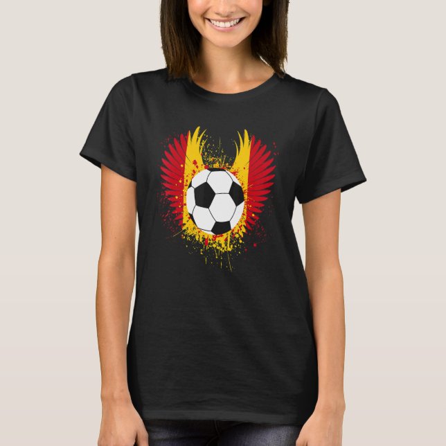Camiseta Fútbol de Bandera Española (Anverso)