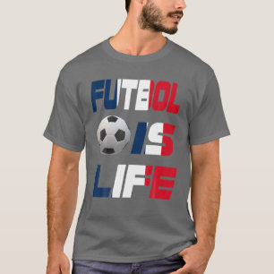 Camiseta Futbol de Bandera Francesa Futbol es Life Love Soc