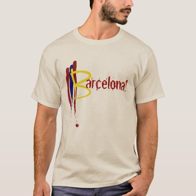 Camiseta Fútbol de Barcelona (Anverso)