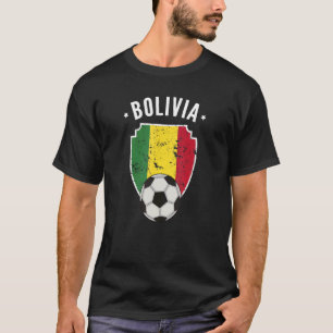 Camiseta Fútbol de Bolivia Bandera de Bolivia Fútbol Orgull