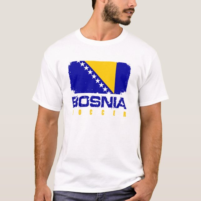 Camiseta Fútbol de Bosnia (Anverso)