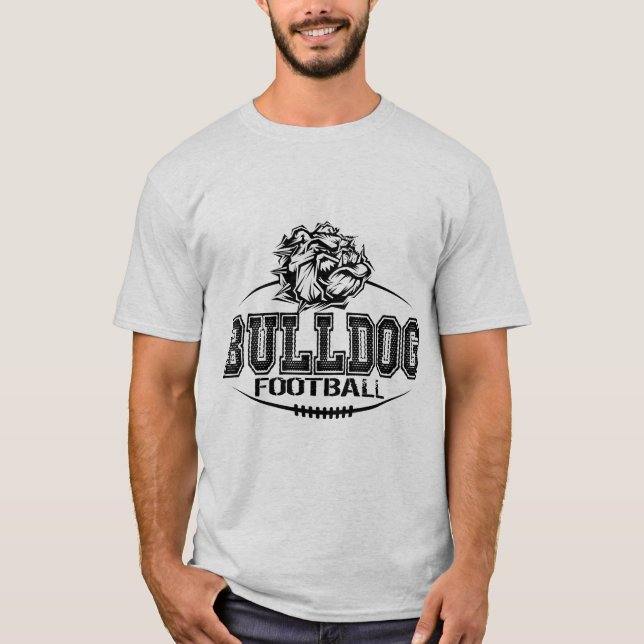 Camiseta fútbol de bulldog (Anverso)