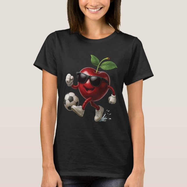 Camiseta Fútbol de Cereza  (Anverso)