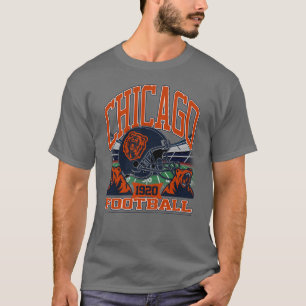 Camiseta Fútbol de Chicago - Legado Vintage Gridiron v2