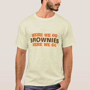 Camiseta FÚTBOL DE CLEVELAND…."aquí vamos los brownie…."
