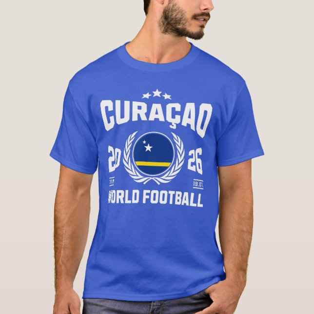 Camiseta Fútbol de Curazao 2026 (Anverso)