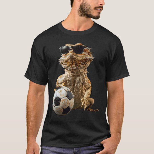 Camiseta Fútbol de Dragón Barbudo  (Anverso)