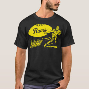 Camiseta Fútbol de época - Los Angeles Rams (Rams Amarillos