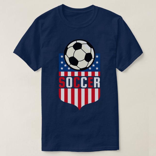 Camiseta Fútbol de Estados Unidos (Diseño del anverso)