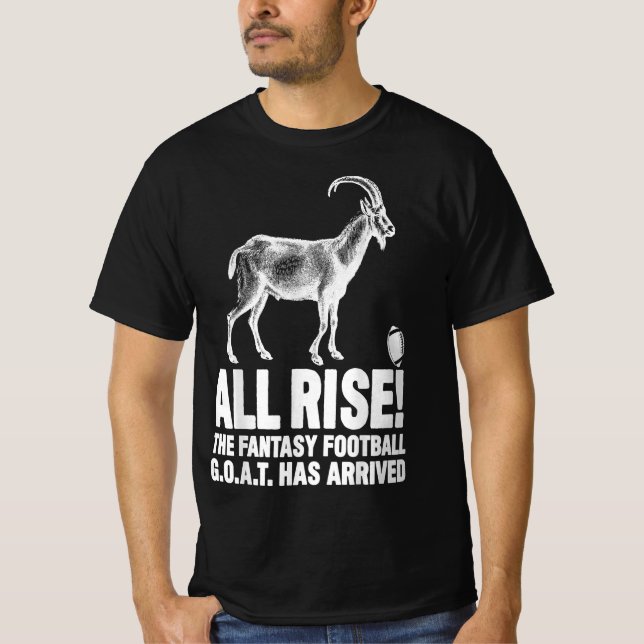 Camiseta Fútbol de fantasía campeón de la liga de cabras (Anverso)