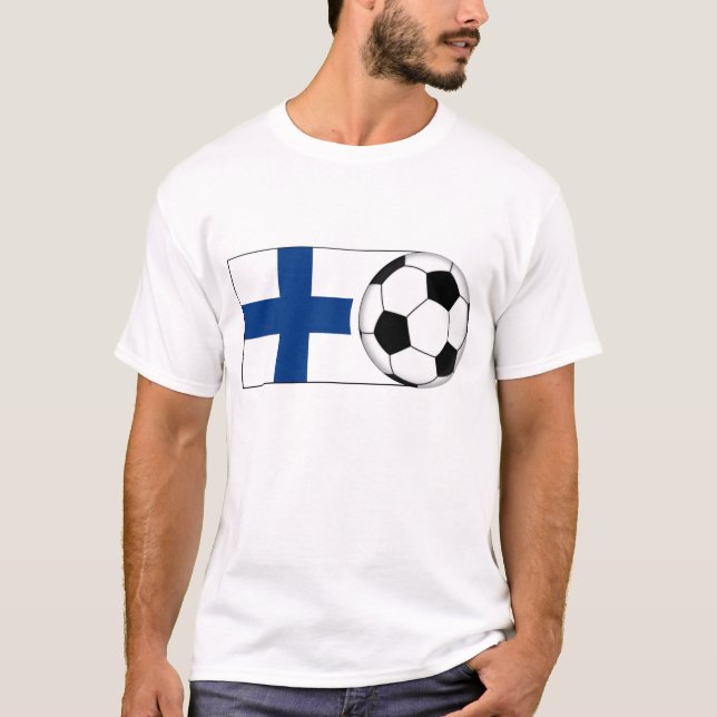 Camiseta Fútbol de Finlandia (Anverso)