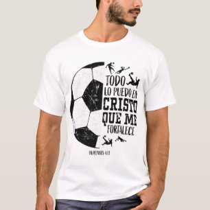 Camiseta Futbol de fútbol cristiano español Filipenses 413