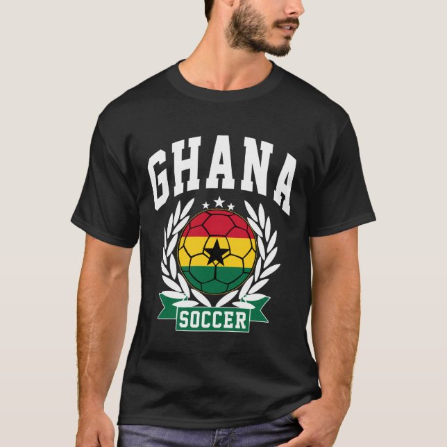 Camiseta Fútbol de Ghana (Anverso)