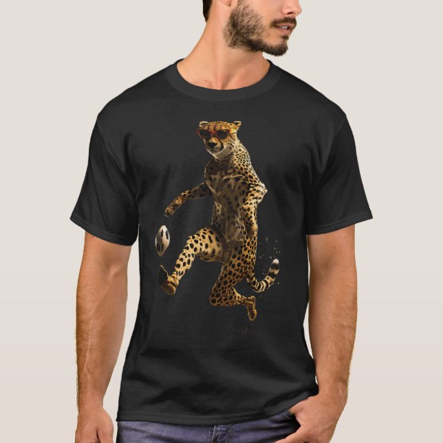 Camiseta Fútbol de guepardo (Anverso)