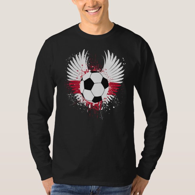 Camiseta Fútbol de Inglaterra Bandera (Anverso)