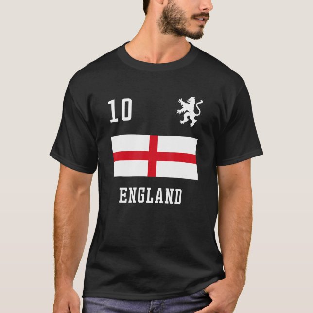 Camiseta Fútbol de Inglaterra Retro (Anverso)