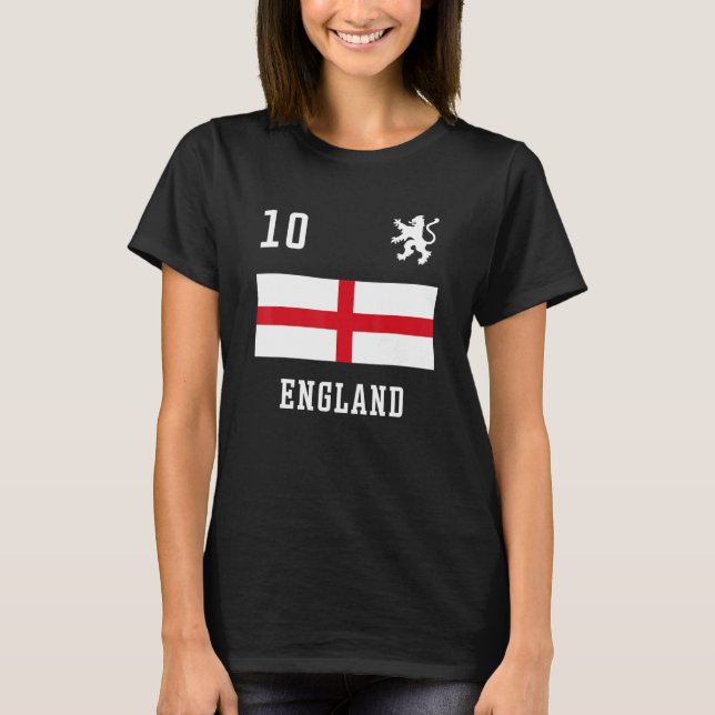 Camiseta Fútbol de Inglaterra Retro (Anverso)