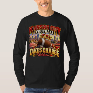 Camiseta Fútbol de Kansas City Takes Charge Día de Partido
