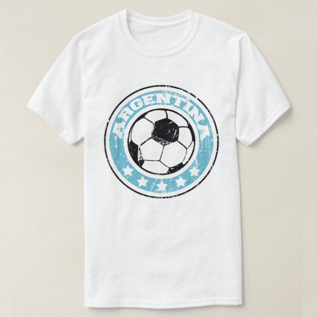 Camiseta Fútbol de la Argentina (Diseño del anverso)