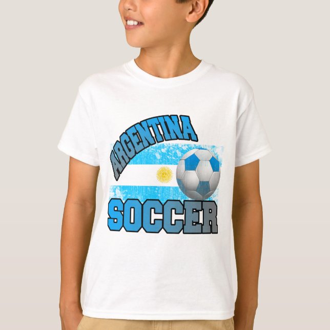 CAMISETA FÚTBOL DE LA ARGENTINA (Anverso)
