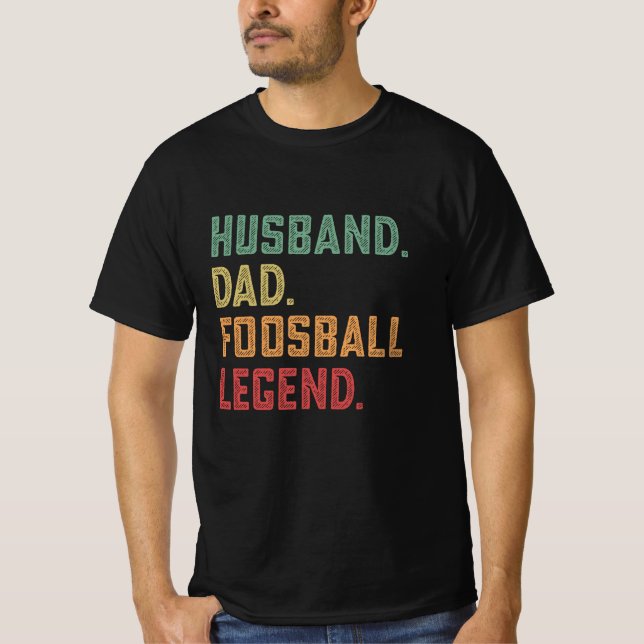 Camiseta Fútbol de la leyenda del fútbol del marido Dad Foo (Anverso)