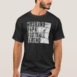 Camiseta Fútbol de la leyenda del padre masculino Día del m