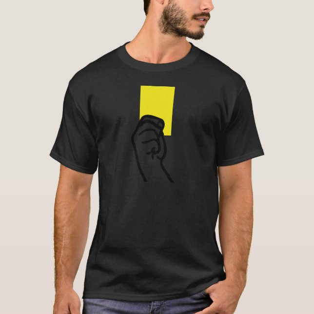 Camiseta Fútbol de la tarjeta amarilla (Anverso)