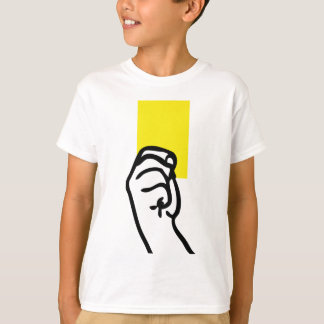 Camiseta Fútbol de la tarjeta amarilla