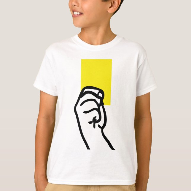 Camiseta Fútbol de la tarjeta amarilla (Anverso)