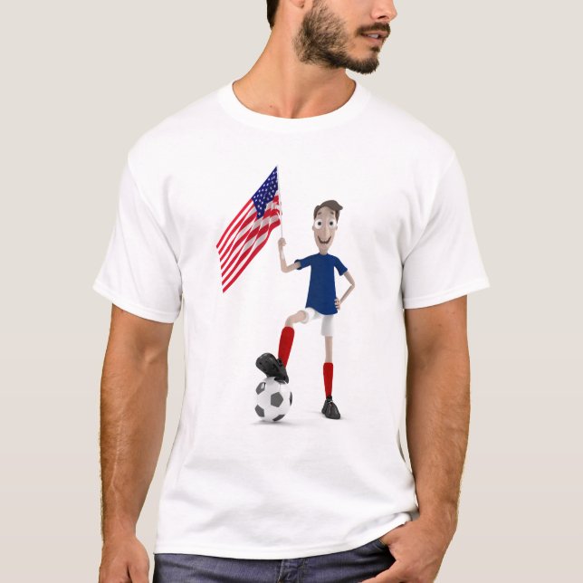 Camiseta Fútbol de los E.E.U.U. (Anverso)