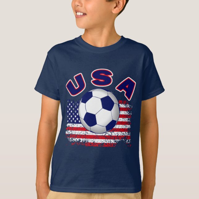 CAMISETA FÚTBOL DE LOS E.E.U.U. (Anverso)
