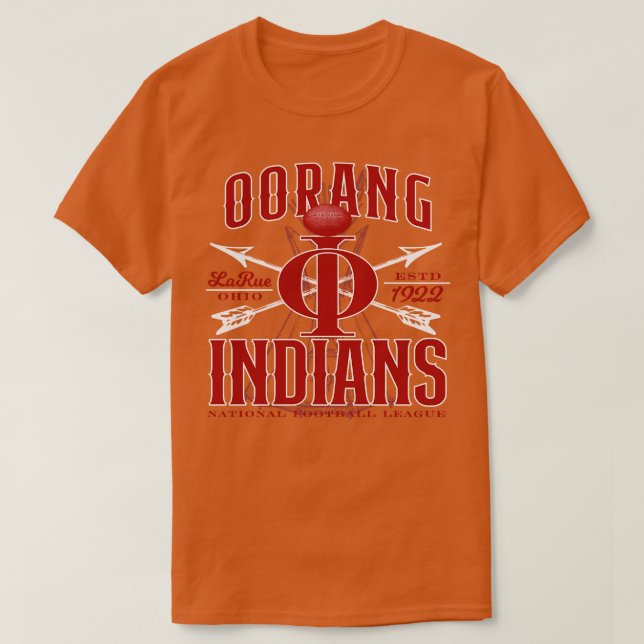 Camiseta Fútbol de los Indios Oorang (Diseño del anverso)