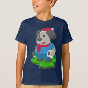 Camiseta Fútbol de Navidad de Perro