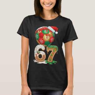 Camiseta Fútbol de Navidad Goteo Número 67 Fútbol de Niños 