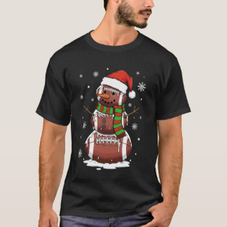 Camiseta Fútbol de Navidad Muñeco de Nieve Deportes Xmas Fi