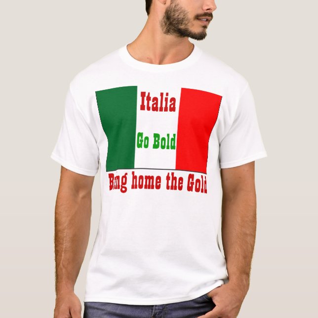 Camiseta fútbol de oro de italia (Anverso)