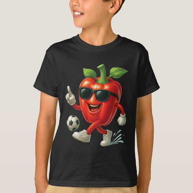 Camiseta Fútbol de Pimiento Morrón (Anverso)