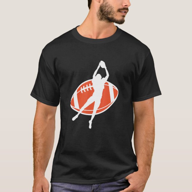 Camiseta Fútbol de receptor amplio (Anverso)
