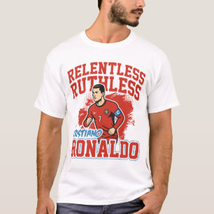 Camiseta Fútbol de Ronaldo implacable y despiadado