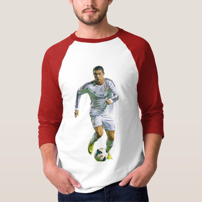 Camiseta Fútbol de Ronaldo Messi (Anverso)