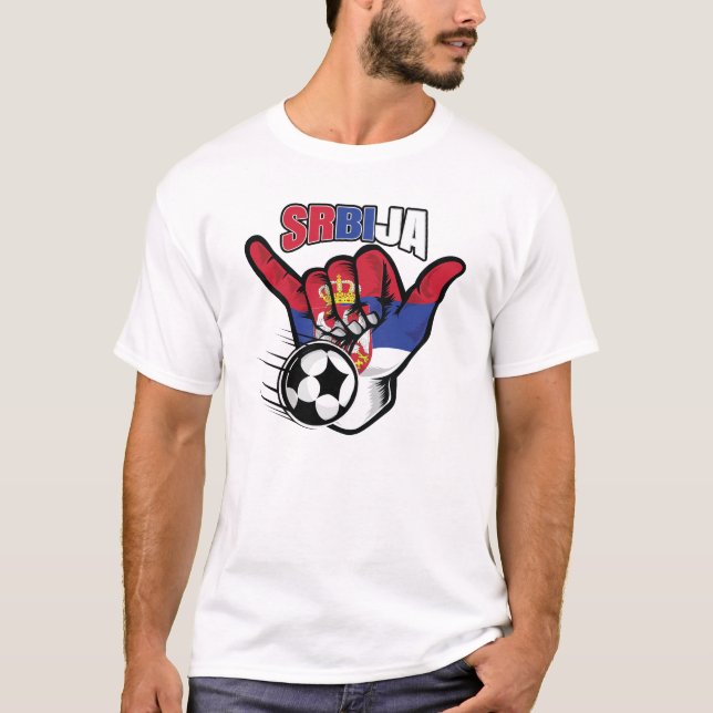 Camiseta Fútbol de Serbia (Anverso)