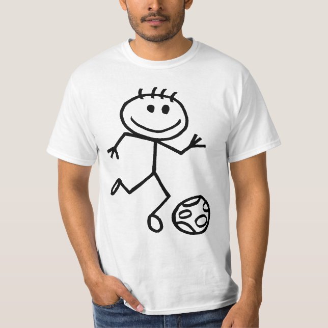 Camiseta Fútbol de Stickman (Anverso)