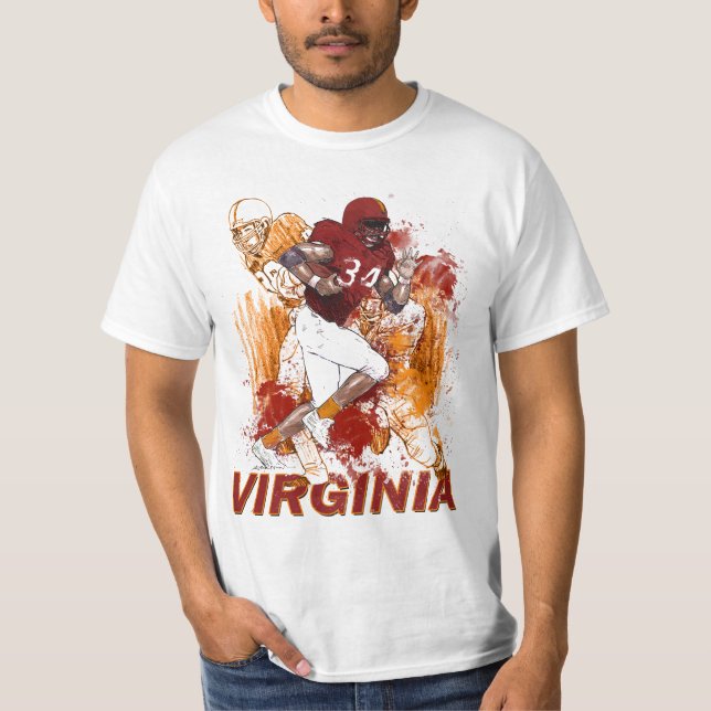 Camiseta Fútbol de Virginia (Anverso)