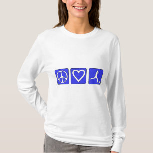 Camiseta Fútbol del amor de la paz
