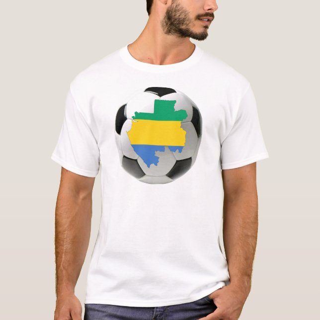 Camiseta Fútbol del fútbol de Gabón (Anverso)