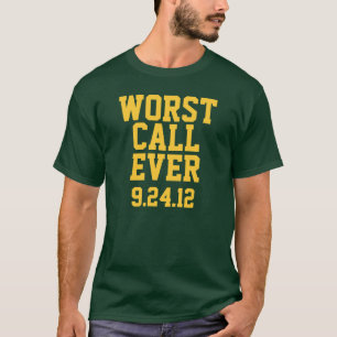 Camiseta Fútbol del Green Bay: La llamada peor siempre